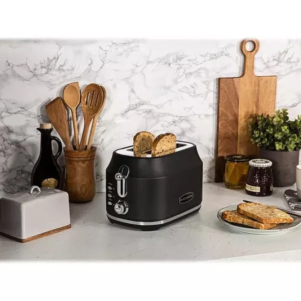 Rangemaster RMCL2S201BK Classic 2 Slice Toaster - Black - Image 4