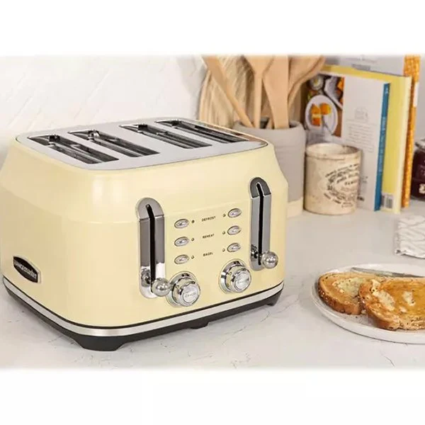 Rangemaster RMCL4S201CM Classic 4 Slice Toaster - Cream - Image 4